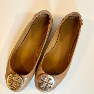 Tory Burch Minnie Travel Ballet Flat Size 9
